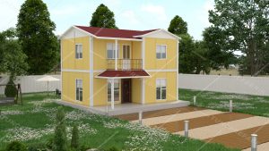 100m2 Prefabrik Konut