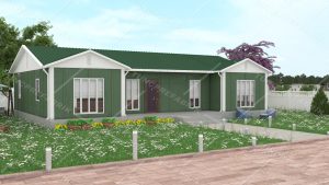 131m2 Prefabrik Ev