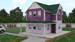 101m2 Prefabrik Konut